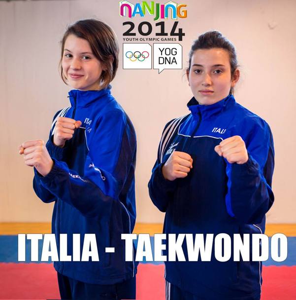Marina Rizzelli (a destra) e Licia Martignani (a sinistra): le due atlete della nazionale italiana hanno ottenuto, sempre a Taipei, la qualificazione per le Olimpiadi Giovanili che si terranno a Nanjing dal 17 al 21 agosto prossimi 